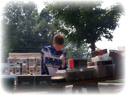 shopping at the Meriden race